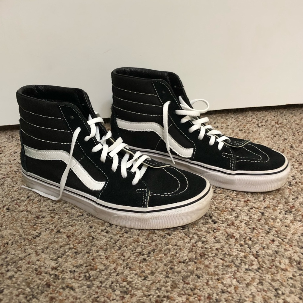 VANS high top black sneakers